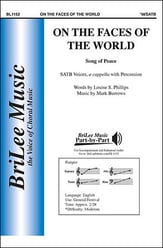 On the Faces of the World SATB choral sheet music cover